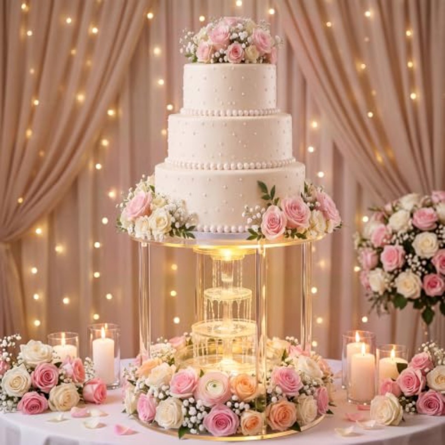 Wedding Fountain - 16-дюймовая акриловая подставка для торта с