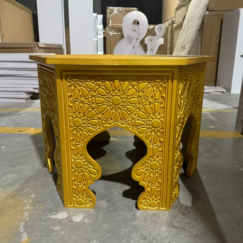 Indian Wedding Supply - Круглый прикроватный столик в индийском стиле