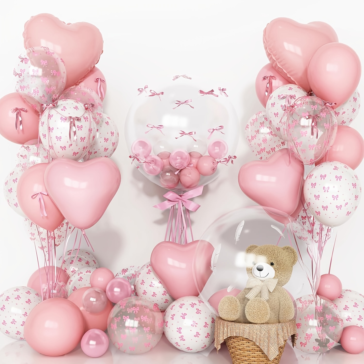 Wedding Supply In Bulk - Набор из 34 прозрачных латексных шаров