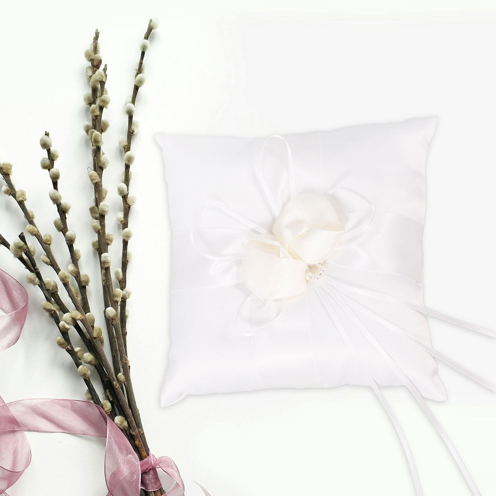 Ring Bearer Pillow - Подушка для свадебных колец 20x20 см,
