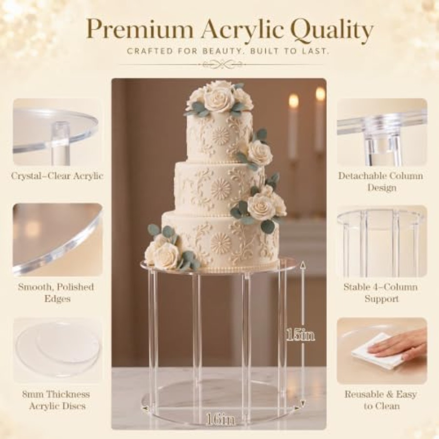 16-дюймовая акриловая подставк – обзор и цена Wedding Fountain