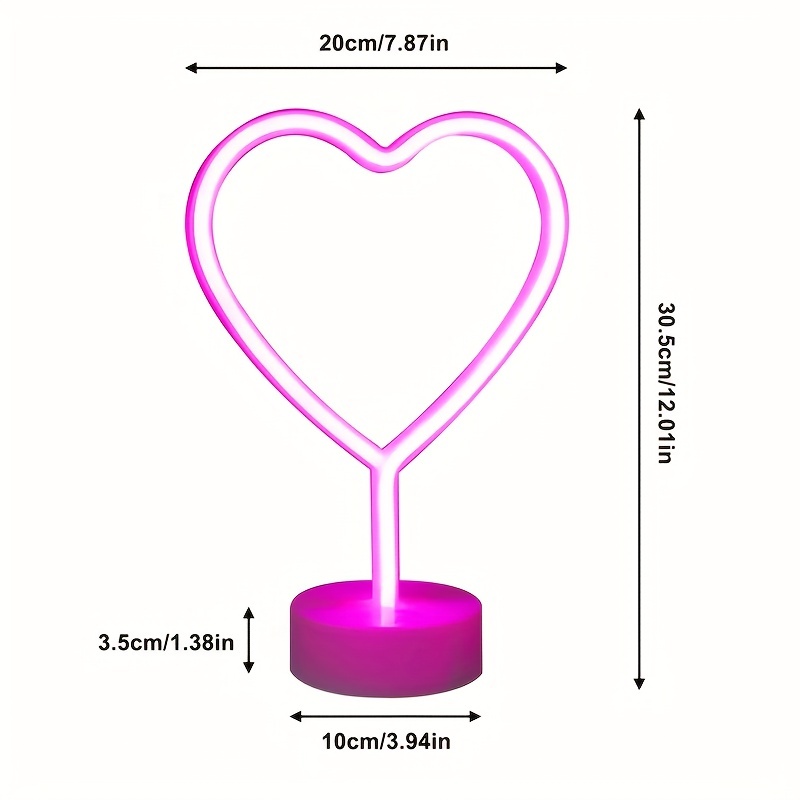 Неоновый свет в форме сердца,  – обзор и цена Wedding Power Supply