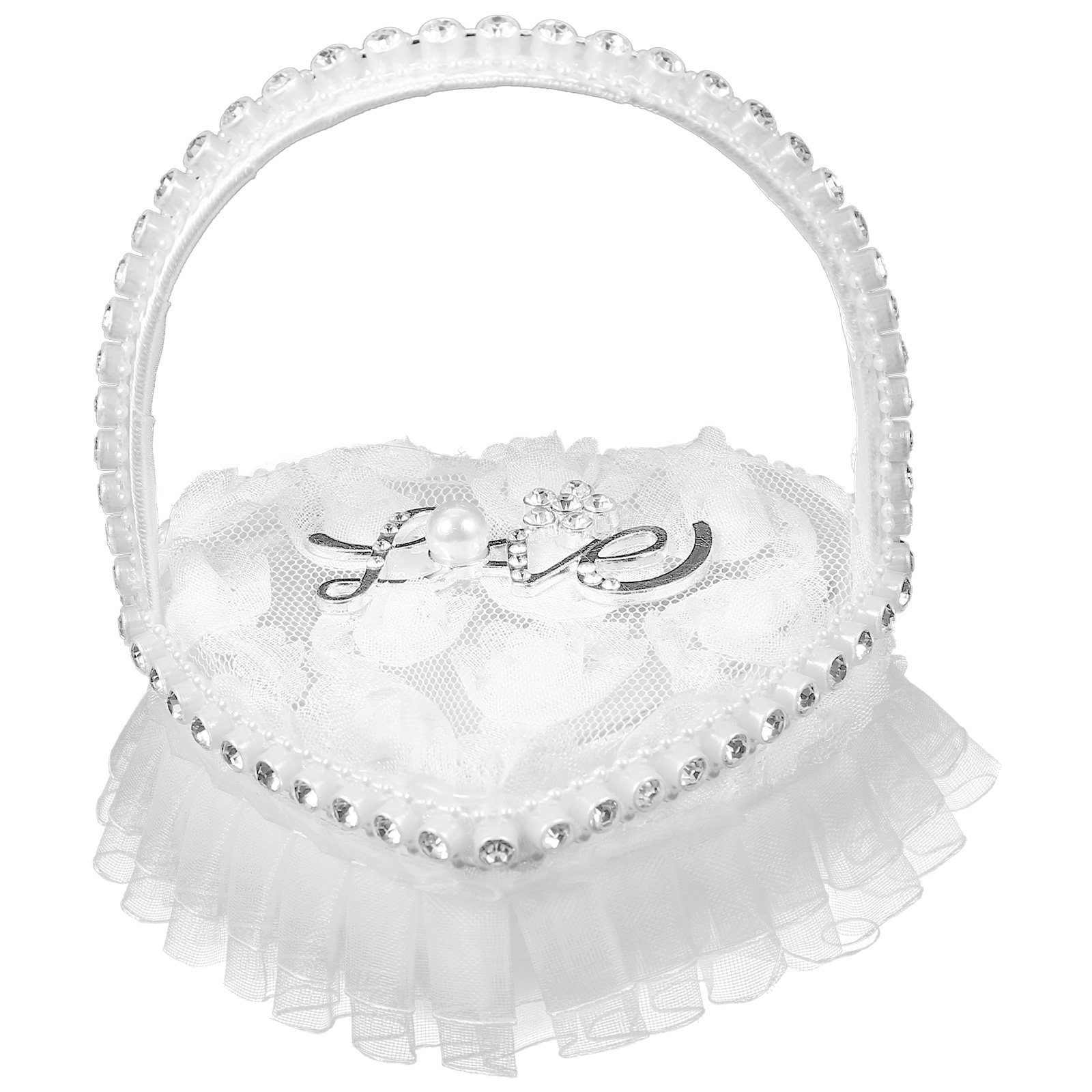 Подушка для колец в форме серд – обзор и цена Ring Bearer Pillow